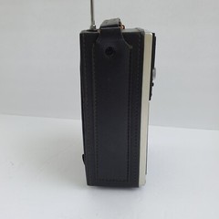 AM FM band radio Black Vtg Sears and Roebuck Company radio music Nostalgia READ