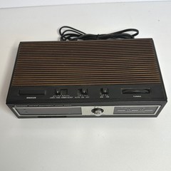 Hitachi Clock Radio KC-541H Brown Woodgrain Excellent Vintage AM FM LED
