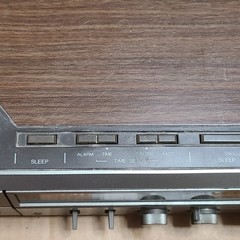 Vintage Sears SR 3000 Cassette AM/FM Alarm Clock Radio Parts Repair