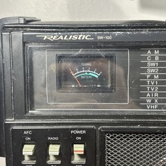 Realistic SW-100 Multiband Radio 12-649 AM FM CB SW AIR WX Tested Working