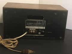 Vintage KLH Model Twenty One 21 FM Table Radio Wood Cabinet Tested Working