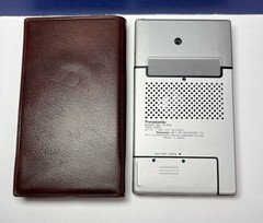 Vintage Panasonic R-012 AM X100kHz Transistor Radio w/ Original Case – Working