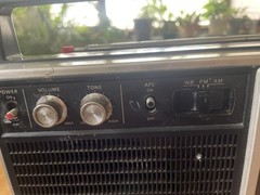 SONY vintage radio 3 band WB/FM/AM TFM-350W plug in or C cell batteries