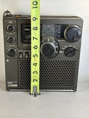 WORKS Sony ICF-5900W Portable Multi-Band Radio Receiver Pop-Up Antenna 4E25