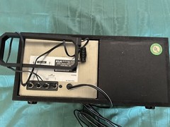 KLH 100 AM/FM TABLE TOP CLOCK RADIO STEREO ALARM,WORKS ,W ANTENNA