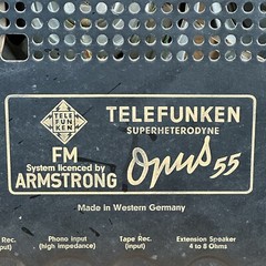 Telefunken OPUS 55 Hifi-System Broadcast Receiver – Western Germany Vintage/Rare