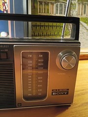 SONY Model ICF-7270W AM/FM Portable Radio Vintage TESTED, SEE VIDEO DEMO!!