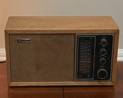 Sony TFM-9440W Vintage AM FM Radio Wood Grain Analog Tested Working