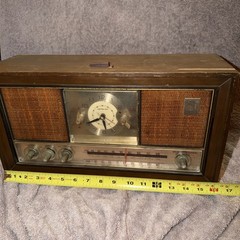 General Electric Solid State Dual Speaker Alarm Clock AM/FM Radio C1540 Working