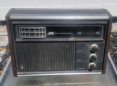 JVC 8806 AM/FM 2 BAND 10 Transistor Portable Radio 2-Way Speaker System
