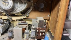 Vintage 1958 Grundig 2066 Px Table Radio West Germany AM-FM-SW Tested Works