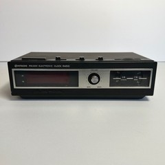 Hitachi Clock Radio KC-541H Brown Woodgrain Excellent Vintage AM FM LED