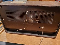 Metz 409/3D 1950’s German Radio Large Tabletop Tube AM FM SW Radio with cover