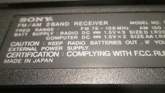 Vintage SONY ICF-2001 FM/AM PLL Synthesized Receiver
