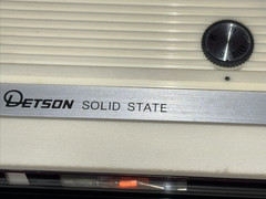 Detson Solid State Model Cr-7 Flip Clock Radio Alarm AM FM Vintage Restored Rare