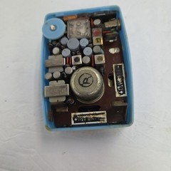 Vintage Crown 6 Transistor AM Radio 1950s Rare Sky Blue Made in Japan VG