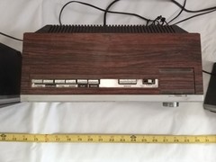 GE AM/FM clock radio cassette recorder – Model 7 4984A, tested & working.