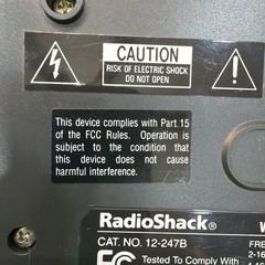 RadioShack 12-247B Weather Radio Alert 7 Channel NOAA Digital – Tested – Works