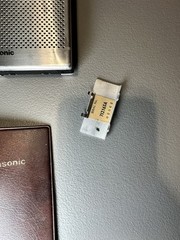 Vintage Panasonic RF-015 FM/AM Pocket Radio WORKS Mr Thin 1/2&Prime; x 3&Prime; x 5&Prime;