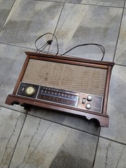 Vintage 1950&rsquo;S Zenith tube wood table Radio Long Distance AM/FM Model K731 Works