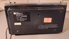 TOSHIBA Alarm Clock Radio *Vintage* Wood Grain 1980&rsquo;s / Model RC-7180F
