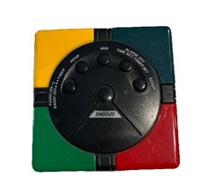 D530 Vtg 1990s GPX Gran Prix ALARM RADIO CLOCK rubiks simon Multi-Color CUBE