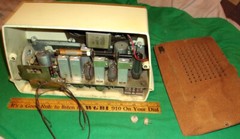 ZEPHYR AM/FM Tube Radio Plastic Tabletop (Sensei, Japan) Clean! Works! (1960&rsquo;s)