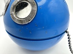 Vintage PANASONIC R-70 Space Age PANAPET AM TRANSISTOR Radio BLUE 1969 WORKS!
