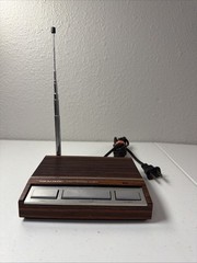 Vintage Realistic Weatheradio Alert 3 Weather Radio Model 12-140 Faux Wood NICE!