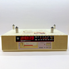 GE Spacemaker 7-4275A AM/FM RADIO Cassette Player Under Cabinet Kitchen Vtg