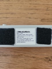 MediaMate Portable FM Battery Powered Pocket Desk Radio Model 16020 WORKS!