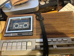 Vintage AM/FM Clock Radio Cassette Player Alarm Clock 7-4975C *Read