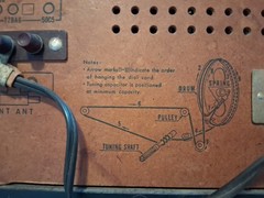 Vintage National Panasonic FM AM 2-Band Tube Radio – Model RE-744 – Tested Works