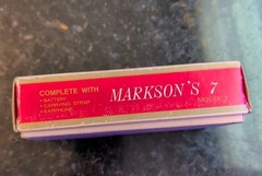 Markson&rsquo;s 7 AM Radio Vintage Model 7 Working