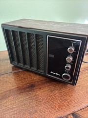 Vintage Channel Master 7 Transistor Radio Am/fm 1960s Wooden Receiver 6259 Works