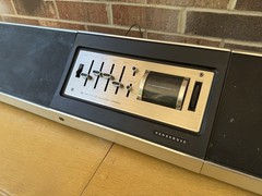 🍊Vintage 1970 Panasonic RE-7430 &lsquo;The Wedge&rsquo; Multiplex FM/AM Stereo Radio WORKS!