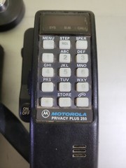 Vintage Collectable Motorola Mobile Radio Mobilphone Privacy Plus 250 Powers On
