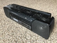 Vintage GE 3-5635A Stereo Radio Cassette Player AM/FM High Speed Dubbing Boombox