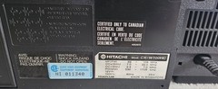 Vintage Hitachi CX-W700HC CD Cassette Boombox AM/FM Double Cassette – Working