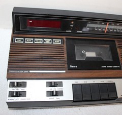 Vintage Sears 317.23400 051 Am/Fm Cassette Alarm Clock Radio 23400 ~ Repair