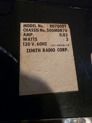 Vintage Zenith Royal D7000Y Trans Oceanic 11 Band SW Solid State Radio TESTED !