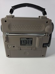 Vintage GRINDIG AM FM SW 1.2 FR-200 Radio Hand Crank World Band Receiver Collect