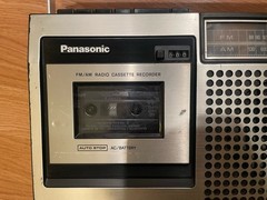 Panasonic RQ-542AS Vintage FM AM Radio Cassette Recorder / Japan. Works!!