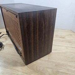 Vintage Sony TFM-9450W AM/FM Radio Woodgrain Tabletop Radio Works Read Desc