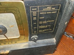 Vintage Zenith Oceanic Short Wave Tube Radio Model 10Z-901, Working, Rare, 16&Prime;