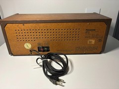 1970s Panasonic Model RE-7371 AMFM Radio Solid State Wood Finish Japan WORKS!