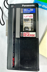 Vintage Panasonic Microcasette Portable Handheld Recorder Model# RN-89 (1980s)