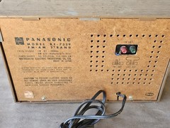 Panasonic RE-7329 AM/FM Vintage 2 Band Older Radio for parts READ AS IS