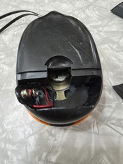 Stewart Ladybug AM Radio Orange Color Made In Hong Kong Orange 9V WORKS! Music