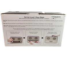 Vintage Retro Style Radio Analog Great For Memory Loss/Vision Impairment Play